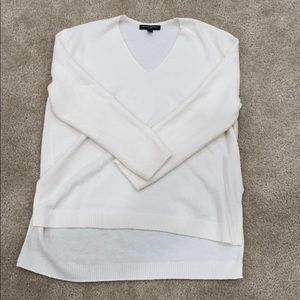 Banana Republic cream knit long sleeve